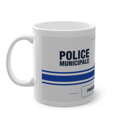 Police Municipale Mug — Customizable Name Coffee Cup (Prénom ou Surnom)
