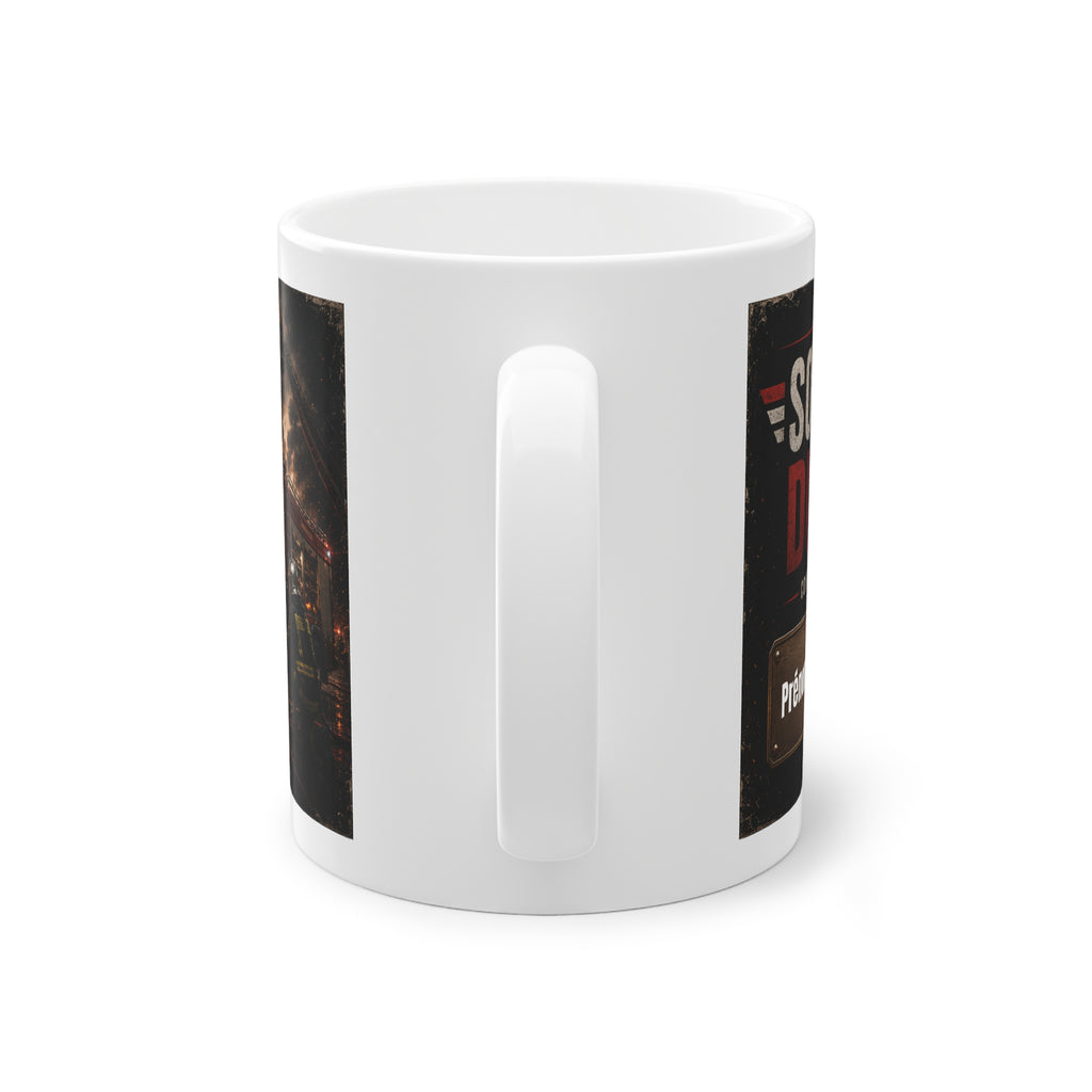Mug Pompier Personnalisé – Soldats du Feu avec Prénom | Cadeau Sapeur-Pompier 330 ml