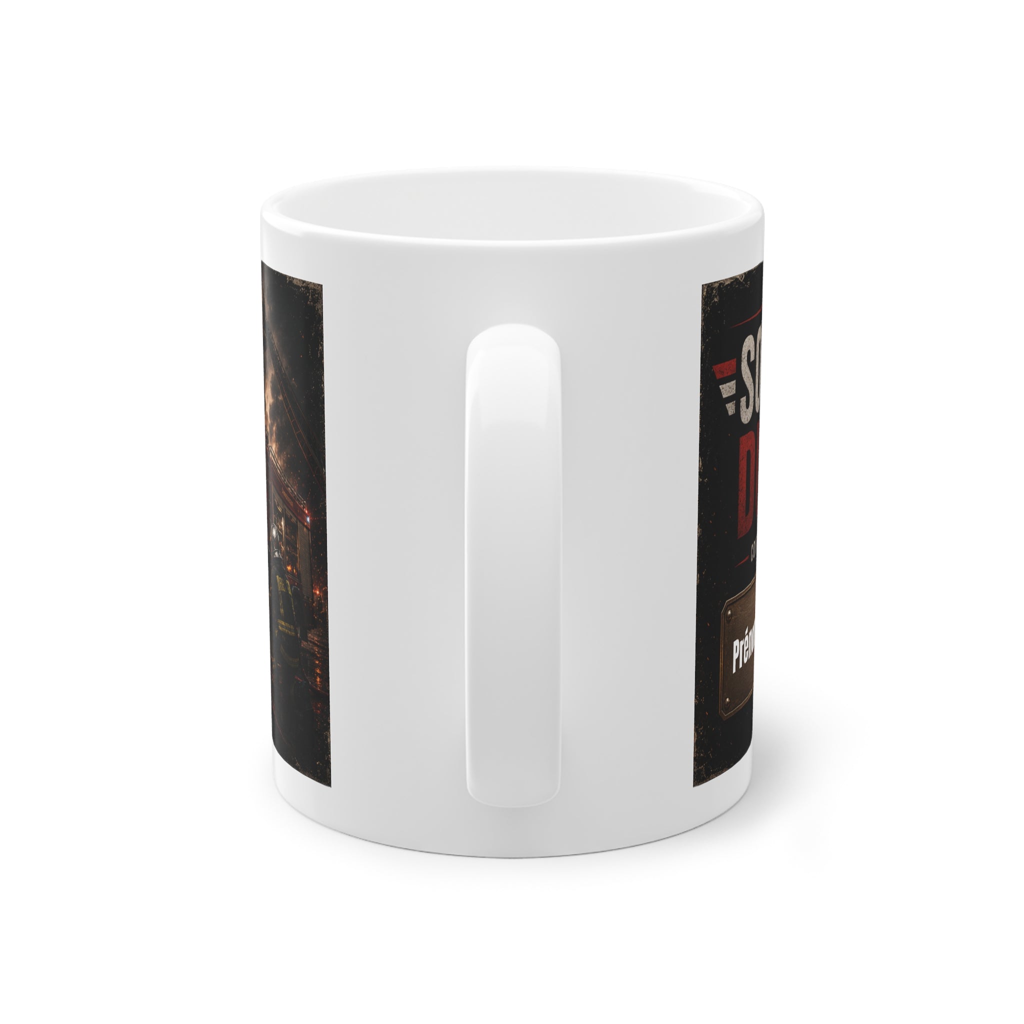 Mug Pompier Personnalisé – Soldats du Feu avec Prénom | Cadeau Sapeur-Pompier 330 ml