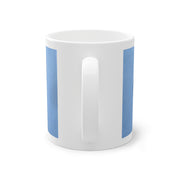 Mug Gendarmerie Personnalisé – Polo Bleu & Galon de Poitrine avec Prénom