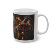 Mug Pompier Personnalisé – Soldats du Feu avec Prénom | Cadeau Sapeur-Pompier 330 ml