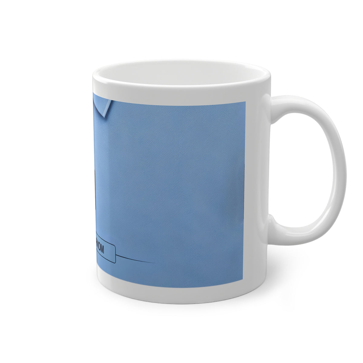 Mug Gendarmerie Personnalisé – Polo Bleu & Galon de Poitrine avec Prénom